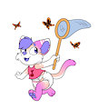 Penny Catching Butterflies -By Tato-