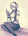 doodle of 2B