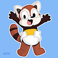LingLing the Red Panda Girl -By ScottJames27-