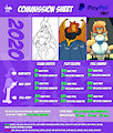 Commission sheet 2020