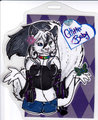 Glitterbaby kitty badge i won ^^ by glitterbabykitty