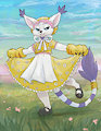 Gatomon Dancing and looking to bite you. by RainSparkleFox