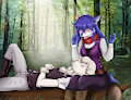2nd commission for grey_wolf_570 (May 2018) by Kuramichan