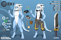 Dreki Reference sheet by Kuramichan