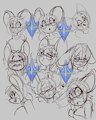 Maya faces by Jeffron