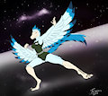 Rahonavis Girl by TriasTheDinoArtist