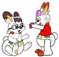 Scorbunny Babies -By RitaTheWoodpecker-