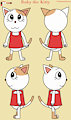 Ruby Kitty (@yamanokonza) Model Sheet
