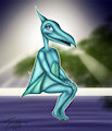 Shiny Pteranodon by TriasTheDinoArtist