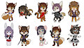 Chibis by eleode