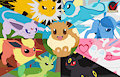 Eeveelutions by Minochu96