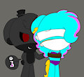 Katie captured by a Clone Freddy by SpeedyTheBunny