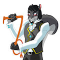 Johnny Dressed as Franziska von Karma