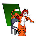 Odile Stuck_in_a_Chair by thestooge