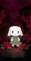 Toroko and a red flower　トロ子と赤い花 by cotora
