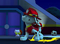 marshall peeing while sleepwalking by jullytheprincesswolf