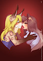 Kiss kiss bang bang by SynnfulTiger