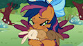 flufy hug GIF