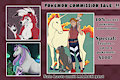 Pokemon Commission Sale