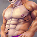 The orange muscle roo by bleakcat