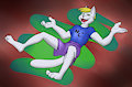 NightCat on Green by NightCatX12