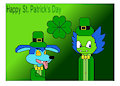 Happy St. Patrick's Day from Dr. Krankcase and Ripper Roo