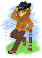 Cowboy Lion by ArtyCheetah