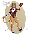 Commission: Tap-dancing Bastet