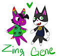 AC style Bat and a Cat