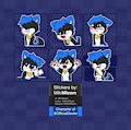 Sticker pack Dexter by MikiMleam