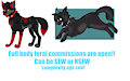 Full body feral commissions are open! by HunterStirling