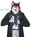 (commission) professor wolf by Honstar