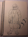 Sketch: Tanuki Hyper by Soulfear