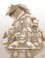 Hakkenshi(8 Canine Warriors) by ShinodaKuma