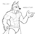 Knock it off! (sketch) by NightCatX12