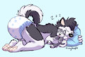 Look at that pup by rabidhamster00