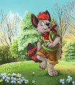 Razzy the explorer by pandapaco