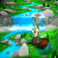 Rivers fantasy by Kattears