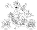 Lisa And Stirling Go For A Ride