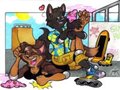 Tickling Dixie by BlackthornWolf
