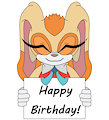 Cream Wishes You A Happy B-Day! (+blank ver)