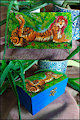 Tigress-pyrography box