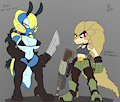 Scarlet and Alev (Sanic Ocs)