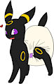 [INK, by mewzy148] A poofy Umbreon