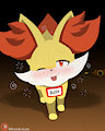 [Commission] Drunk Fennekin