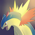 Tyson The Typhlosion (Old Design) (Art by Galo)