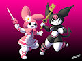 My Melody and Kuromi