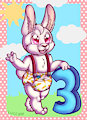 Lookie I'm three!