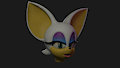 Rouge the bat - Head sculpt