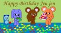 happy birthday Jen jen 